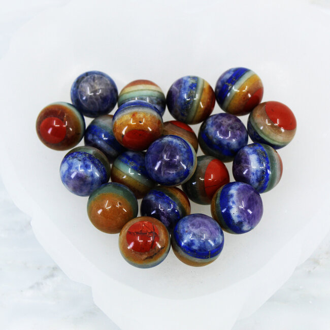 Chakra Rainbow Spheres Orb - 30mm