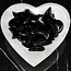 Black Obsidian Crescent Moon - Medium