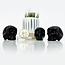 Black Obsidian Skull - Small 1.25" Carvings Figurines