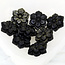 Goldsheen Obsidian Flower- 1"
