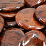 Mahogany Obsidian Worry (Thumb Fidget Relaxation Pocket) Stones - Large Oval