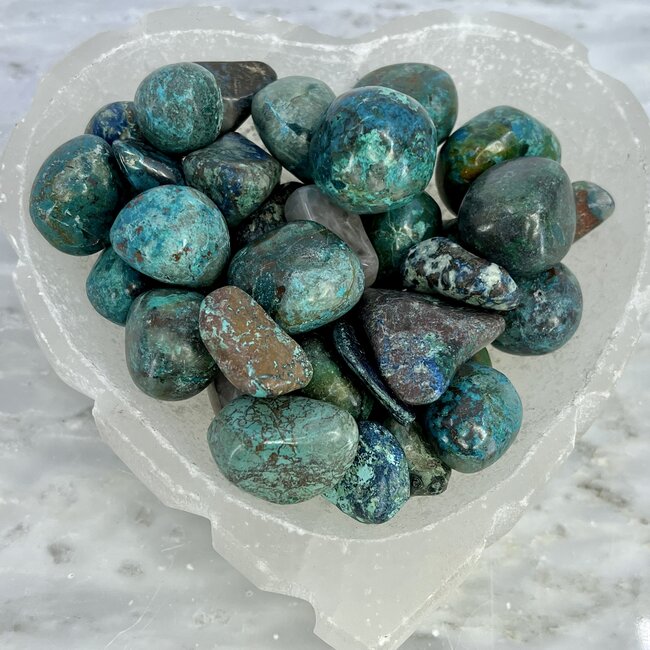 Shattuckite - Tumbled