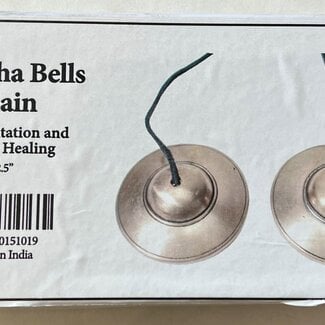 Tingsha Tibetan Prayer Chimes Bells Cymbals-Plain 2.5" Box Set Sound Healing Meditation