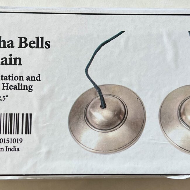 Tingsha Tibetan Prayer Chimes Bells Cymbals-Plain 2.5" Box Set Sound Healing Meditation