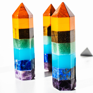 7 Seven Chakras Towers Points Generators - 3"