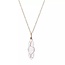 Clear Quartz Necklace - Wire-Wrapped Point (Gold Plated) - 16-18" Adjustable