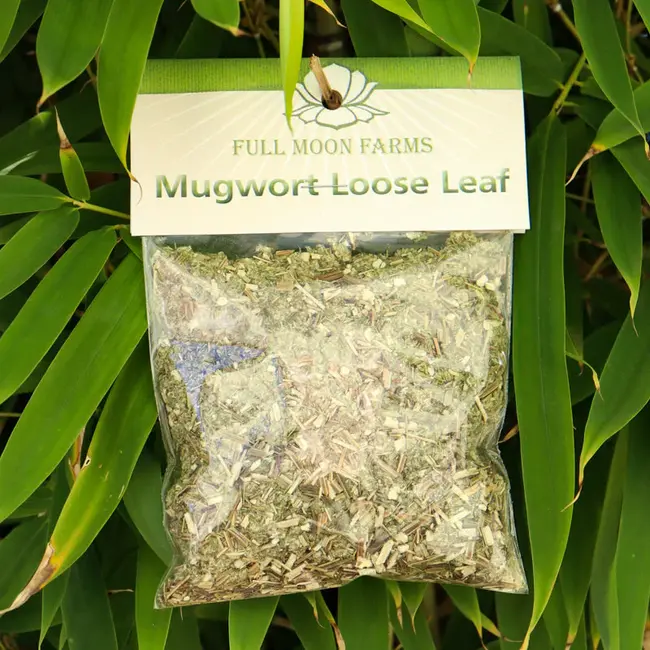 Black Sage (Mugwort) Loose Leaf Smudge Sage 1oz - Full Moon Farms