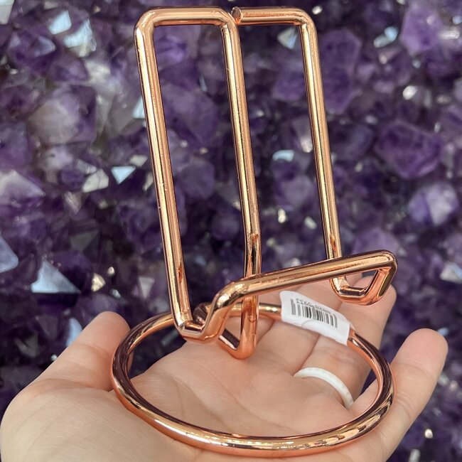 Rose Gold Display Specimen Stand-Large