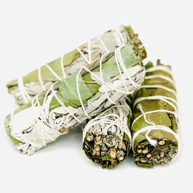 White Sage & Eucalyptus Sage Bundle Smudge Stick Mix - 4"