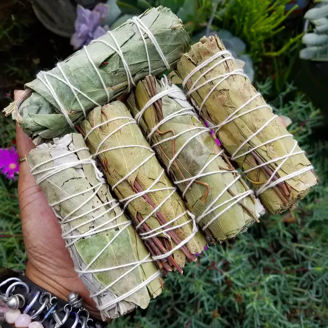 Eucalyptus Sage Bundle Smudge Stick - 4"