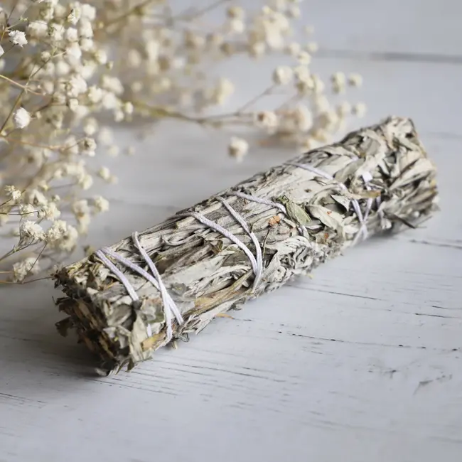Black Sage (Mugwort) Bundle Smudge Stick  - 4"