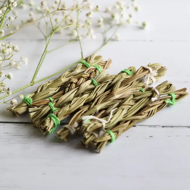 Sweetgrass Smudge Braid - 4"