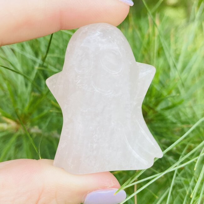 Rose Quartz Ghosts - Small 2" Carvings