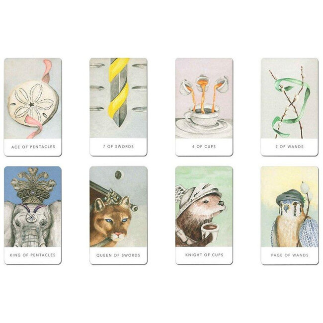 White Sage Tarot in a Tin Cards Deck