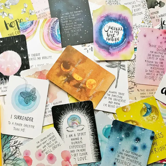 The Universe Has Your Back Oracle Cards Deck - Tarot Affirmation Cards