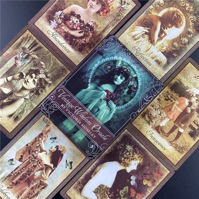 Vintage Wisdom Oracle Cards Deck - Tarot Cards