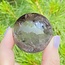 Clear Quartz with Chevron (Dream) Amethyst Inclusion Sphere Orb - 40mm