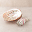Pearl Pink & White Oyster Smudge Sage Smudge Shell- Large (6-7")