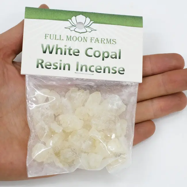 White Copal Resin Incense- 1oz -Full Moon Farms