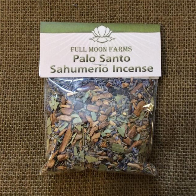 Palo Santo Sahumerio Incense Smudge Mix- 1oz -Full Moon Farms
