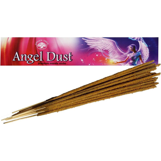 Angel Dust Incense Masala - 12 Sticks/Box 15g - Green Tree