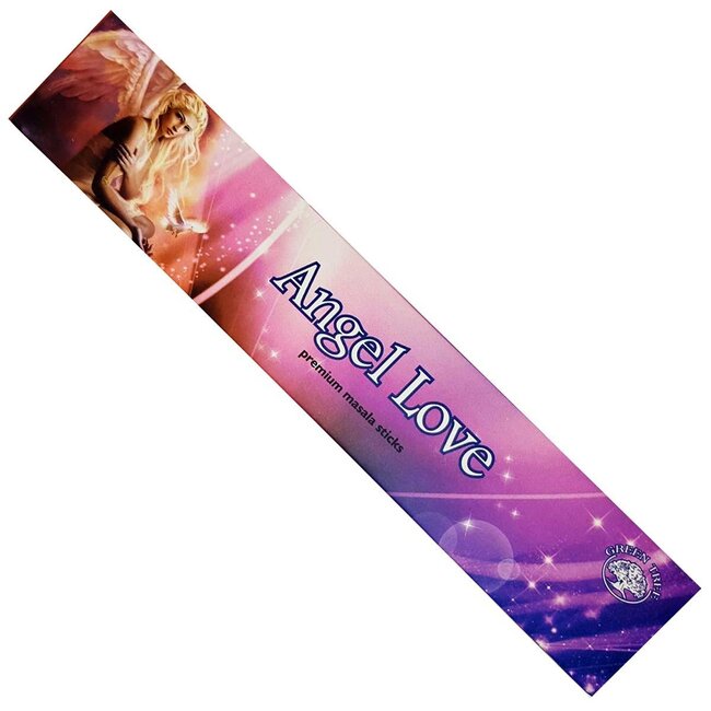 Angel Love Incense Masala- 12 Sticks in Box 15g - Green Tree