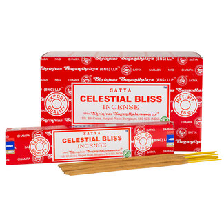 Celestial Bliss Incense - 12 Sticks/Box 15g - Satya