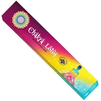 Chakra Lotus Incense Masala - 12 Sticks in Box 15g - Green Tree