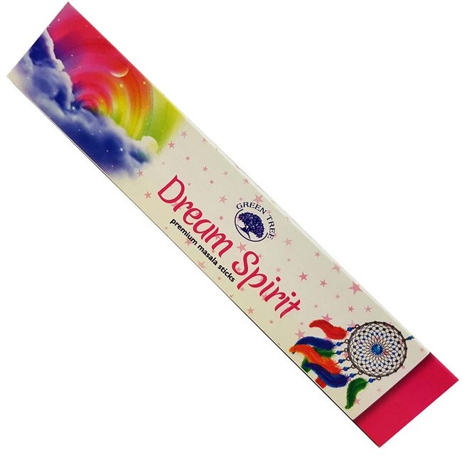 Dream Spirit Incense Masala - 12 Sticks in Box 15g - Green Tree