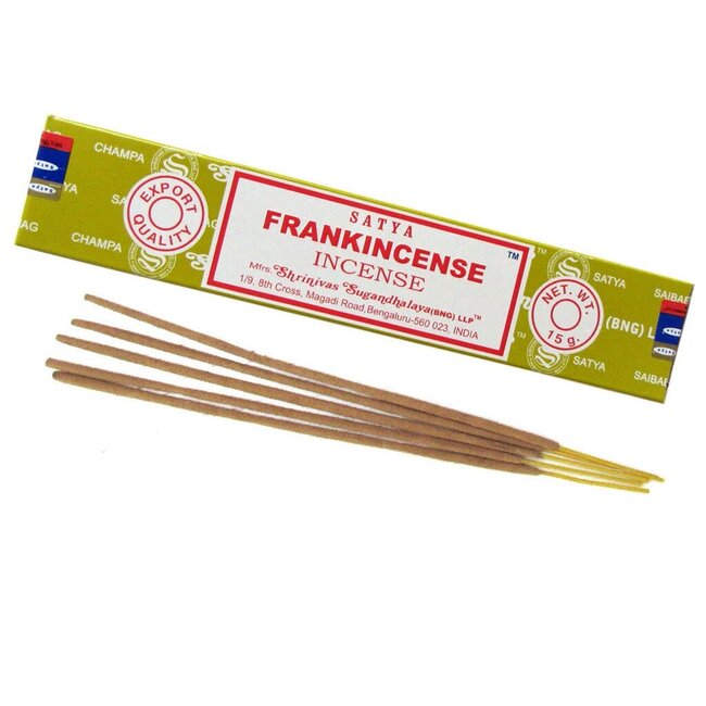 Frankincense Incense - 12 Sticks in Box 15g - Satya