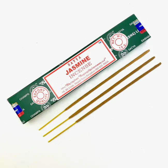 Jasmine Incense - 12 Sticks in Box 15g - Satya