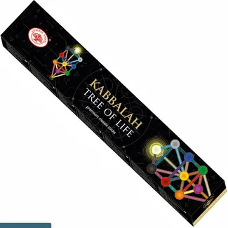 Kabbalah Tree of Life Incense Masala -12 Sticks in Box 15g - Green Tree