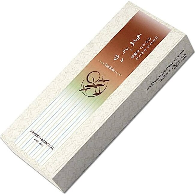 Madoka Traditional Japanese Silhouette Incense Sticks - 150 Sticks in Box - Low Smoke Shoyeido