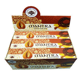 Mantra Incense Marsala (Full Box) 12-12 Sticks/15g - Green Tree