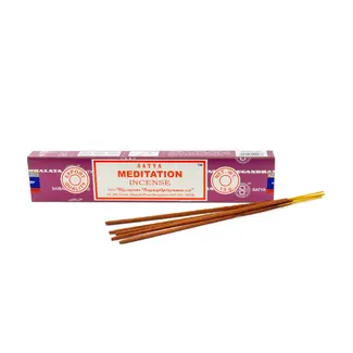 Meditation Incense - 12 Sticks/Box 15g - Satya