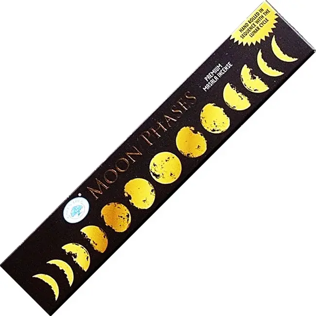 Moon Phases Incense -12 Sticks in a Box 15g - Green Tree