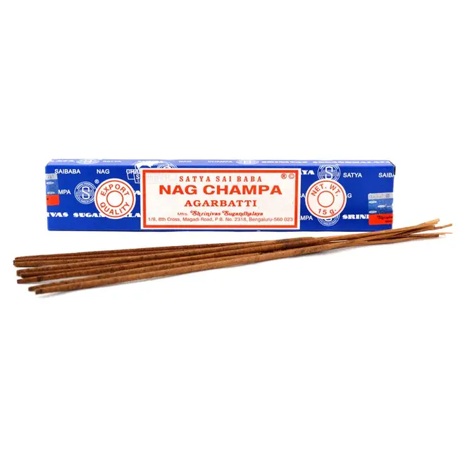 Nag Champa Incense- 12 Sticks/15g -Satya