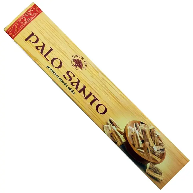 Palo Santo Incense Masala - 12 Sticks in Box 15g - Green Tree