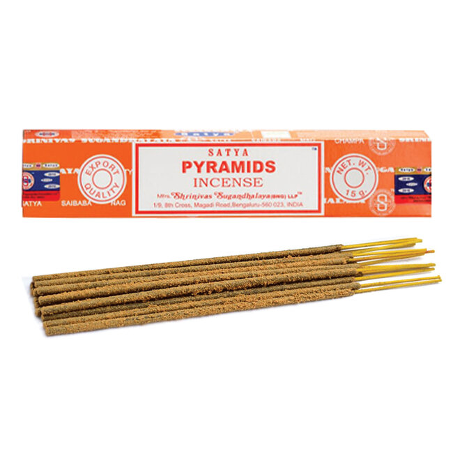 Pyramids Incense - 12 Sticks Box 15g - Satya