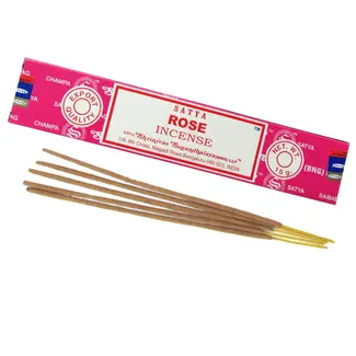 Rose Incense -12 Sticks/Box 15g - Satya
