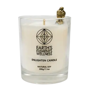 Enlighten Crystal Candle - Earth Element's Citrus Scent
