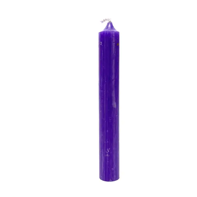 Mini Magic Magick Ritual Spell Chime Candles - Purple Indigo Violet Lilac 5" Chime Spell