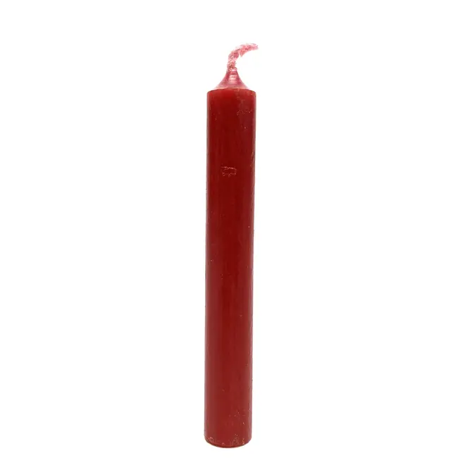 Mini Magic Magick Ritual Spell Chime Candles - Red 5" - Passion Strength Courage Love
