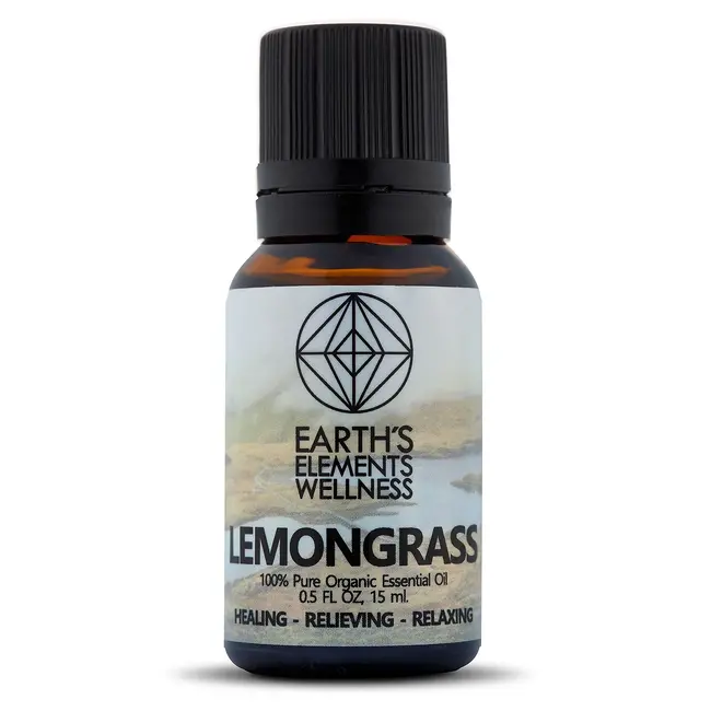 Lemongrass Organic Essential Oil- 15ml/0.5oz