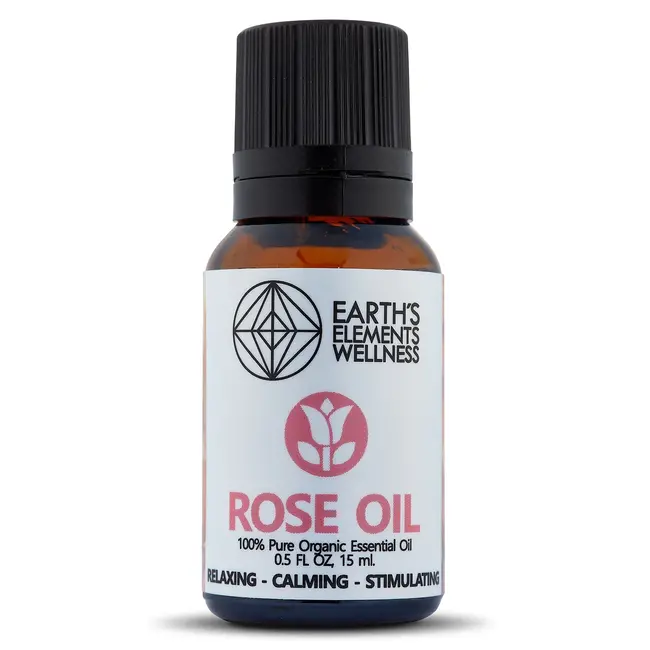 Rose Organic Essential Oils - 15ml, 0.5oz