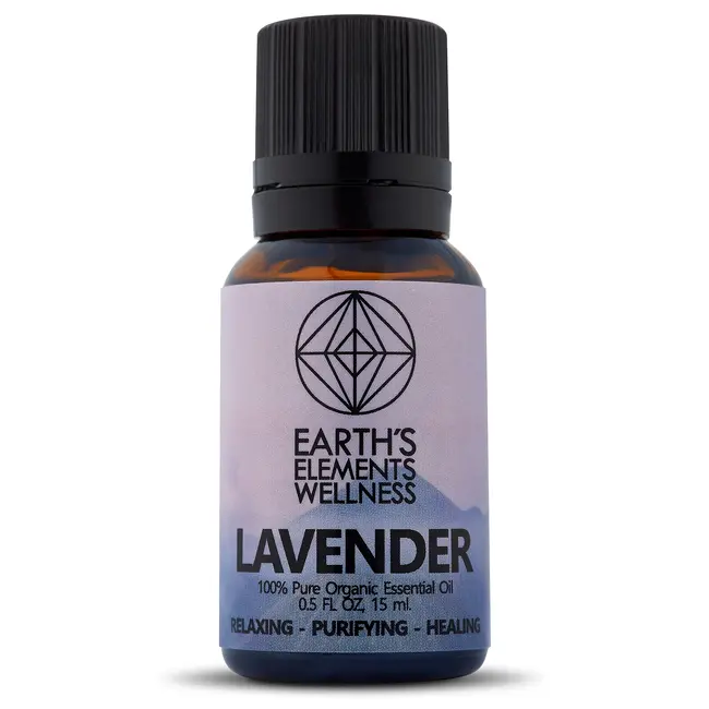 Lavender Organic Essential Oils - 15ml/0.5oz - Earth's Elements