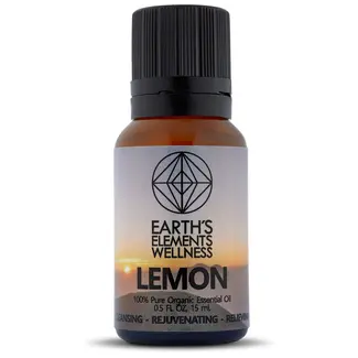 Lemon Organic Essential Oils - 15ml/0.5oz - Earth's Elements