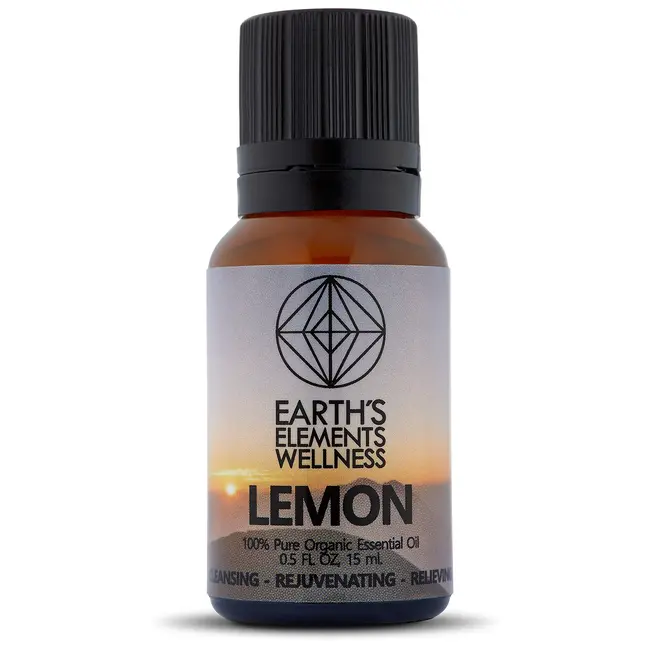 Lemon Organic Essential Oils - 15ml/0.5oz - Earth's Elements