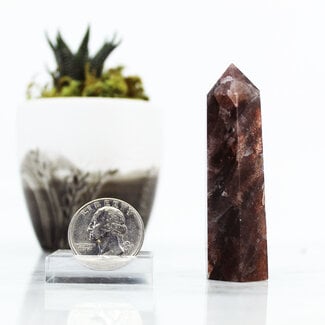 Moonstone with Sunstone Tower/Point/Generator- 3"