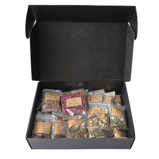 30 Dried Herb Kit & Spoon - Flowers Magic Witchcraft
